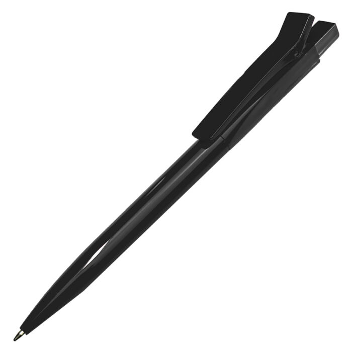 Ручка шариковая N22 с клипом-прищепкой, черный