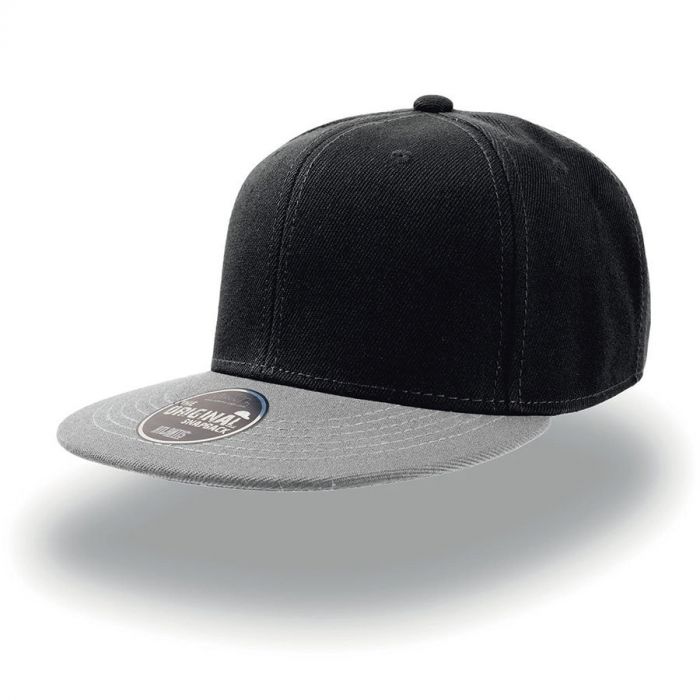 Бейсболка SNAP BACK 400, черный, серый