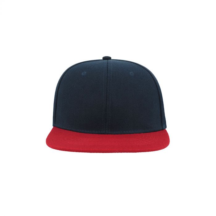 Бейсболка SNAP BACK 400, синий, красный