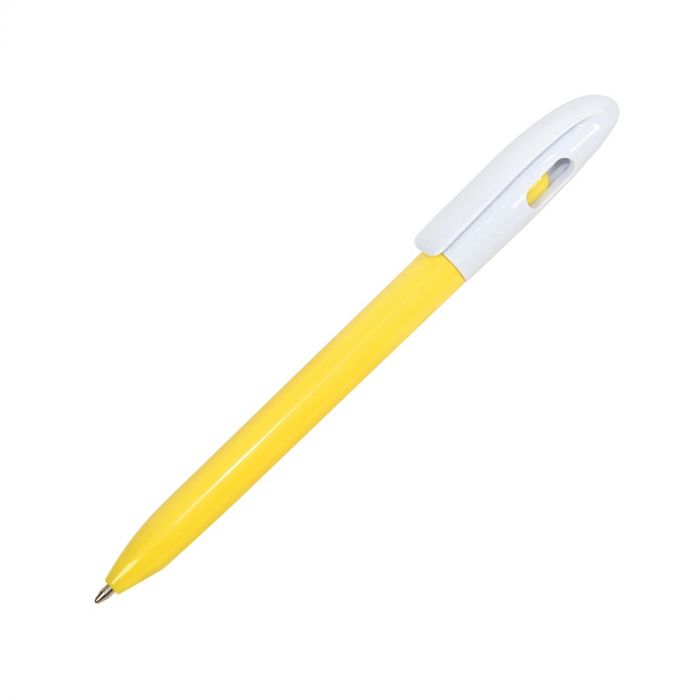 Ручка шариковая LEVEL, желтый, белый
