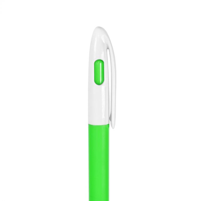 Ручка шариковая LEVEL, светло-зеленый, белый