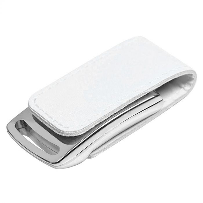 USB flash-карта Lerix (8Гб), белый, серебристый