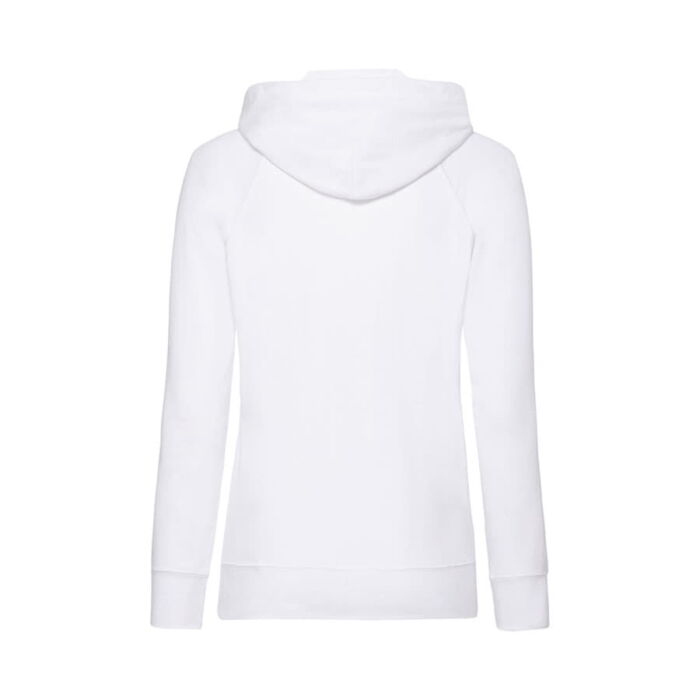 Толстовка женская без начеса LADIES LIGHTWEIGHT HOODED SWEAT 240, белый
