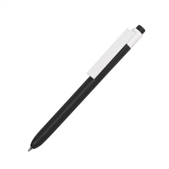 Ручка шариковая RETRO, черный, белый