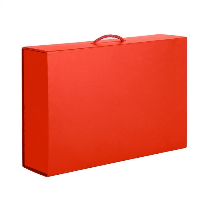 Коробка складная подарочная, красный