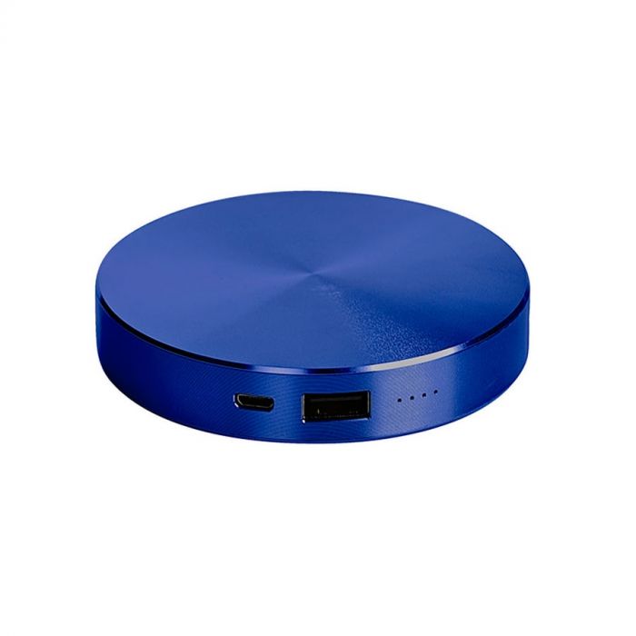 Универсальный аккумулятор UFO (6000mAh) в подарочной коробке, синий