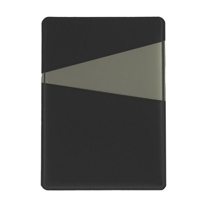 Чехол для карт Simply с тремя косыми карманами, черный, серый