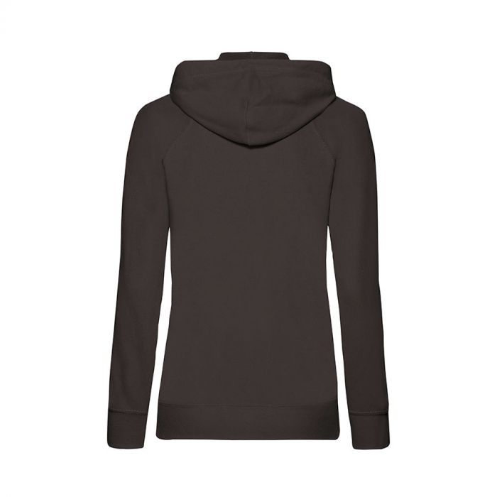 Толстовка женская без начеса LADIES LIGHTWEIGHT HOODED SWEAT 240, черный