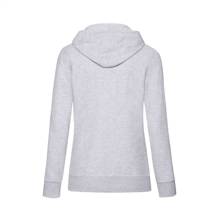 Толстовка женская без начеса LIGHTWEIGH HOODED SWEAT 240, серый меланж