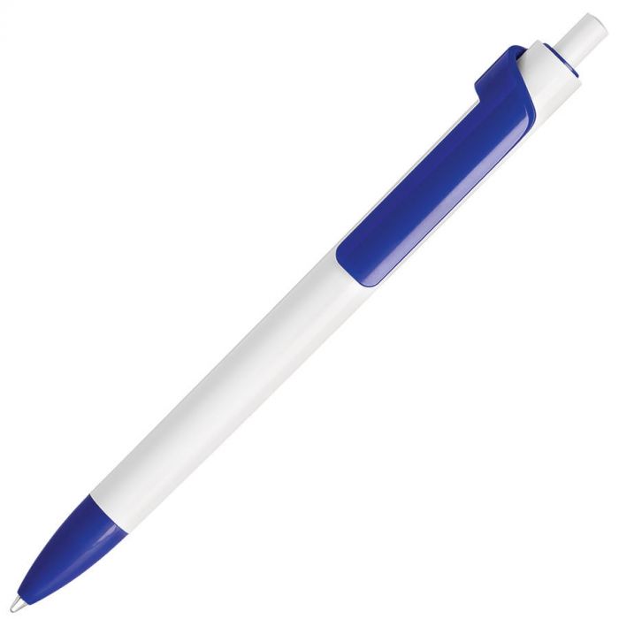 Ручка шариковая FORTE, белый, синий