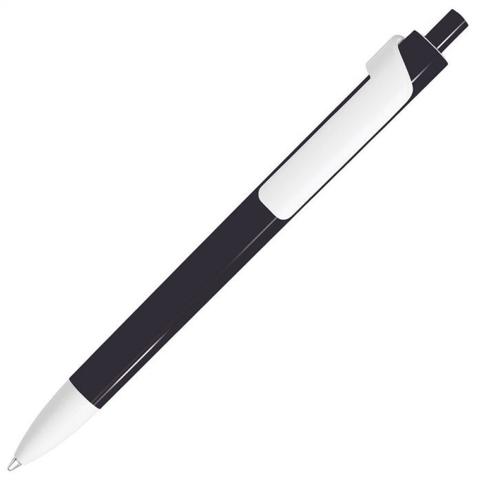 Ручка шариковая FORTE, черный, белый
