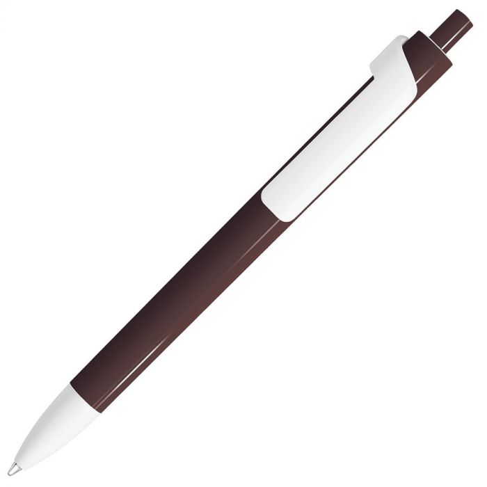 Ручка шариковая FORTE, шоколадный, белый
