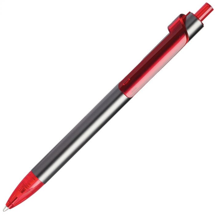 Ручка шариковая PIANO, графит, красный