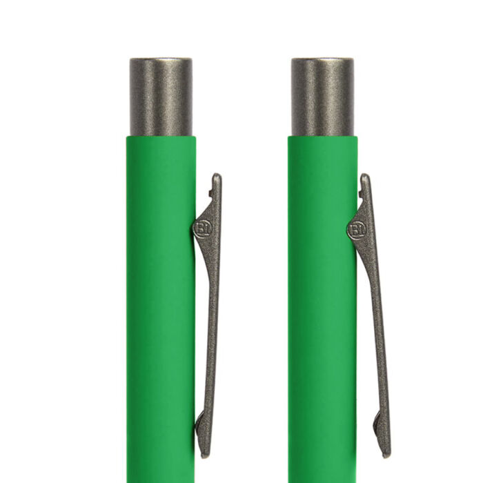 Ручка шариковая FACTOR, зеленый, серый
