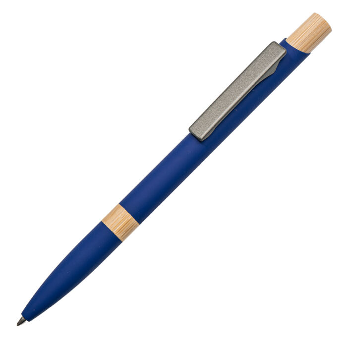 Ручка шариковая FRESCO, синий, серый