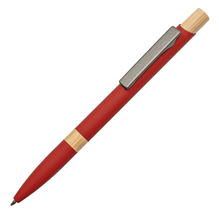 Ручка шариковая FRESCO, красный, серый