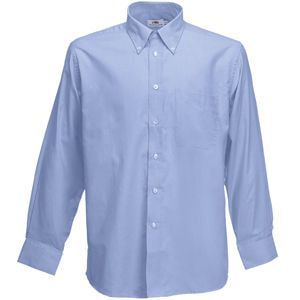 Рубашка мужская LONG SLEEVE OXFORD SHIRT 130, голубой
