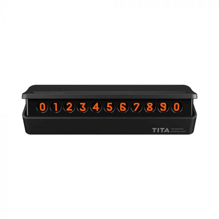Автовизитка bcase TITA Temporary Parking Card, черный