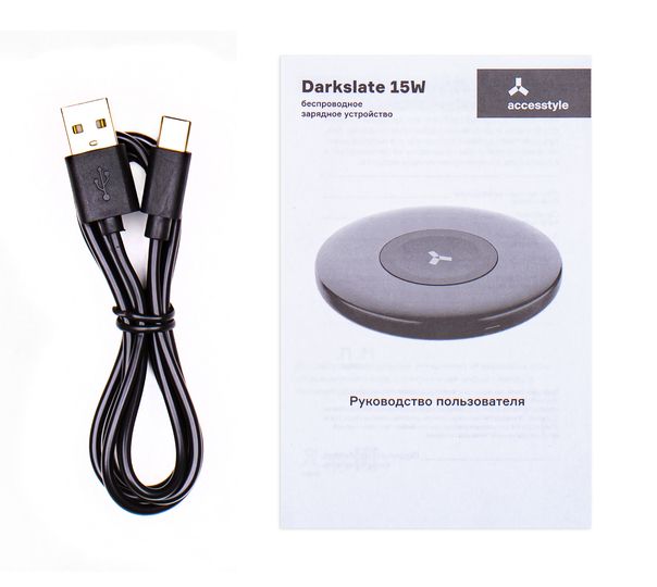 Беспроводное ЗУ Accesstyle Darkslate 15W