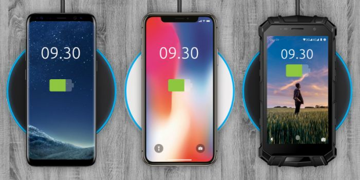 Беспроводное ЗУ Olmio Quick Charge 10W, белый