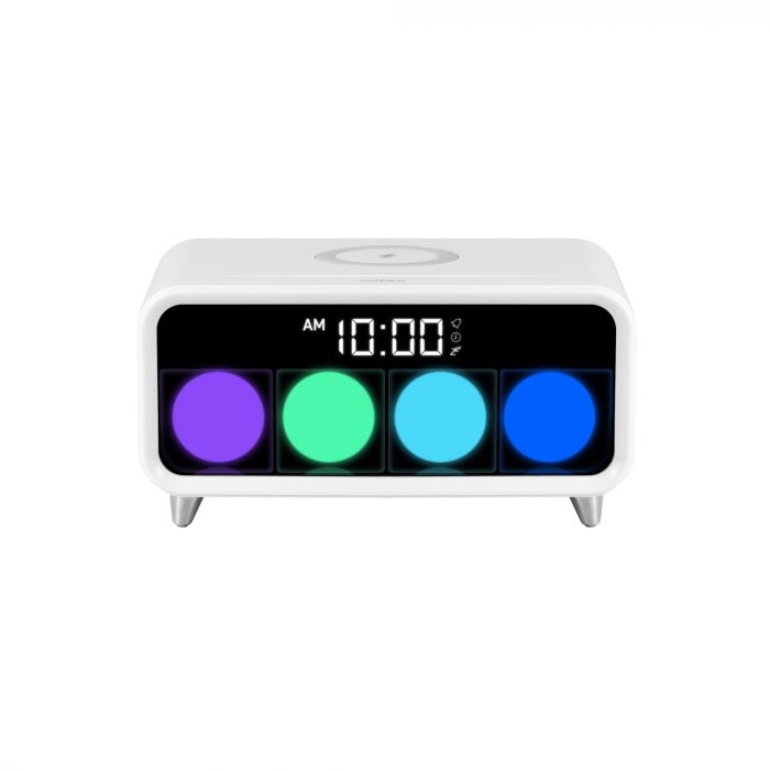 Беспроводное ЗУ с часами-будильником Rombica Timebox 1
