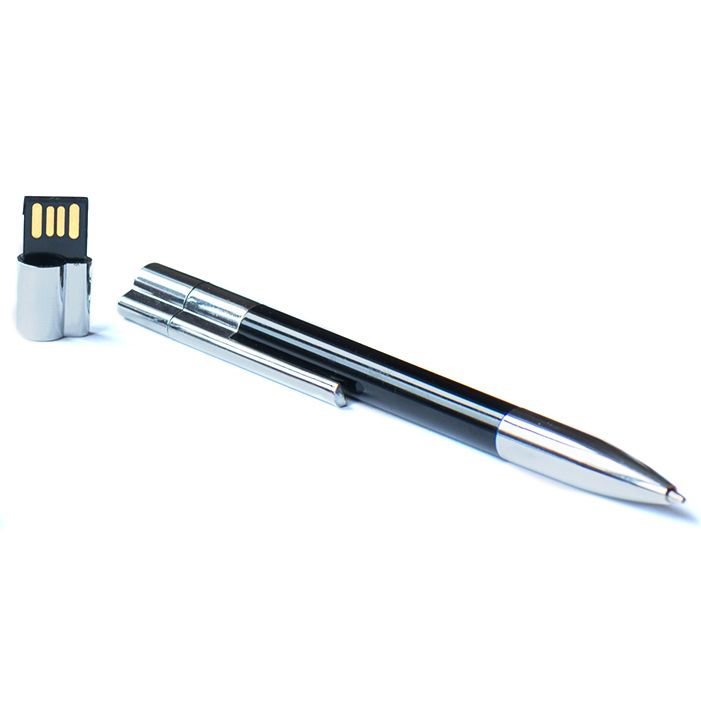 Флешка-ручка 02 Промо ручка, черный, 32 Гб