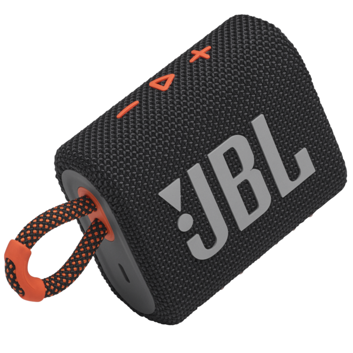 Портативная колонка JBL GO 3, черно-оранжевый