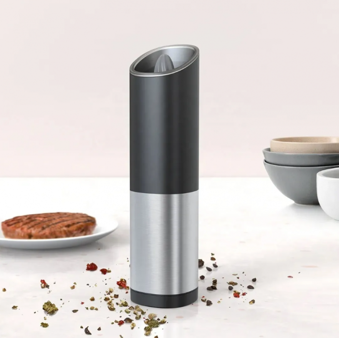 Электрическая мельница для специй Circle Joy Gravity Electric Grinder, серебро