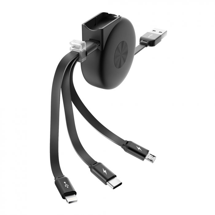 Кабель Olmio SLIDE USB 2.0 3 в 1