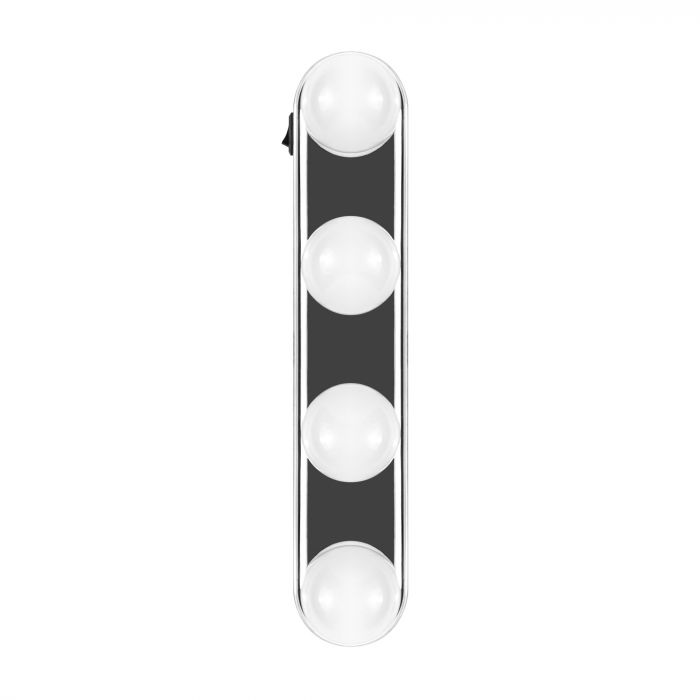 Беспроводной светильник на присосках Rombica LED Beauty, серебряный