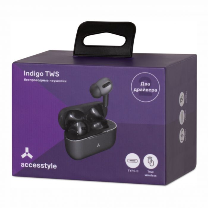 Наушники True Wireless Accesstyle Indigo II TWS, белый