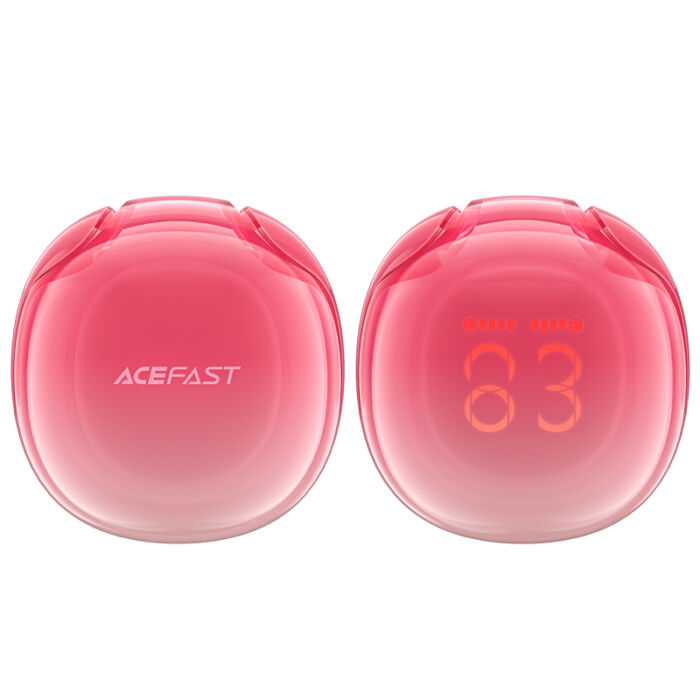 Наушники True Wireless ACEFAST T9 Crystal color (Air), красный
