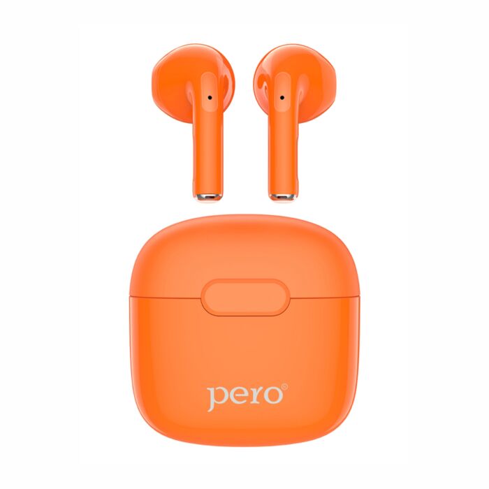 Наушники True Wireless PERO TWS05 COLORFUL, оранжевый
