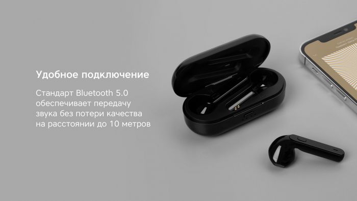 Наушники True Wireless Rombica MySound Spirit, белый