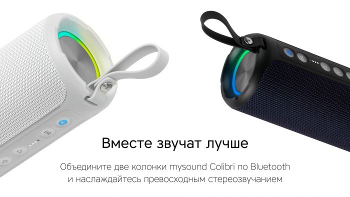 Портативная колонка Rombica Mysound Colibri, черный