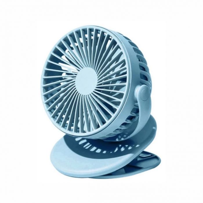 Портативный вентилятор на клипсе Solove F3, голубой