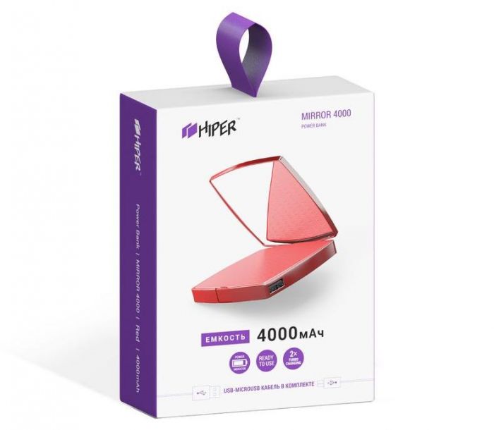 ПЗУ 200 Hiper Mirror 4000, красный