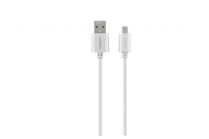 Кабель Micro USB Rombica Twist Silver