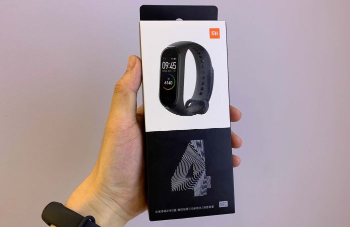 Смарт-браслет Xiaomi Mi Band 4 NFC, черный