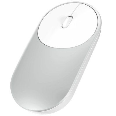Мышь беспроводная Xiaomi Mi Portable Mouse, серебро матовое