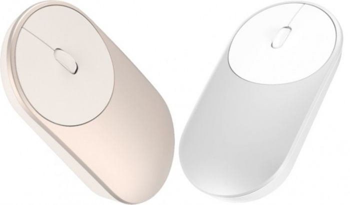 Мышь беспроводная Xiaomi Mi Portable Mouse, серебро матовое