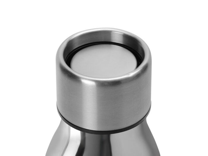 Вакуумная герметичная термобутылка Fuse с 360 крышкой, тубус, серебристый, 500 мл