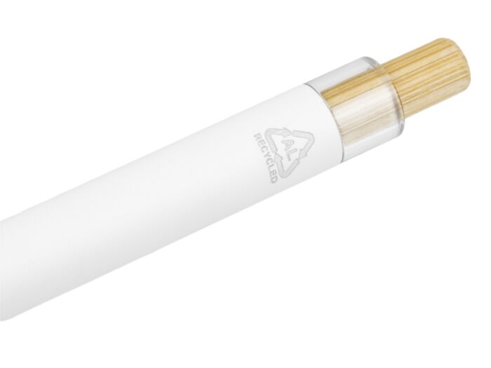 Ручка из переработанного алюминия Blossom, белый