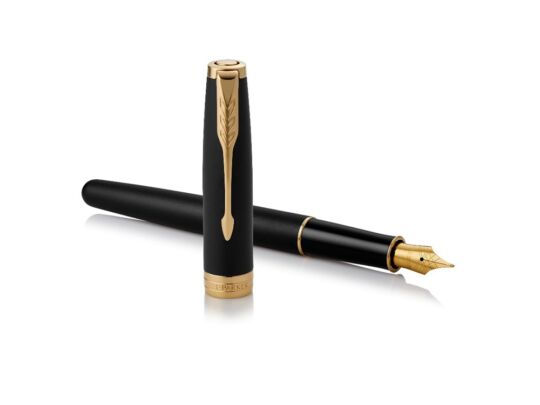 Ручка перьевая Parker Sonnet Matt Black GT, черный/золотистый