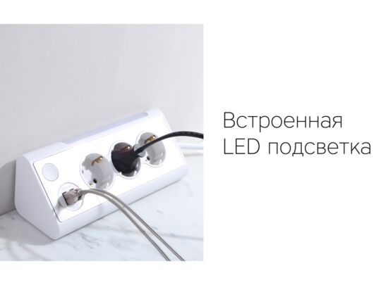 Сетевой фильтр NEO TRINITY, белый