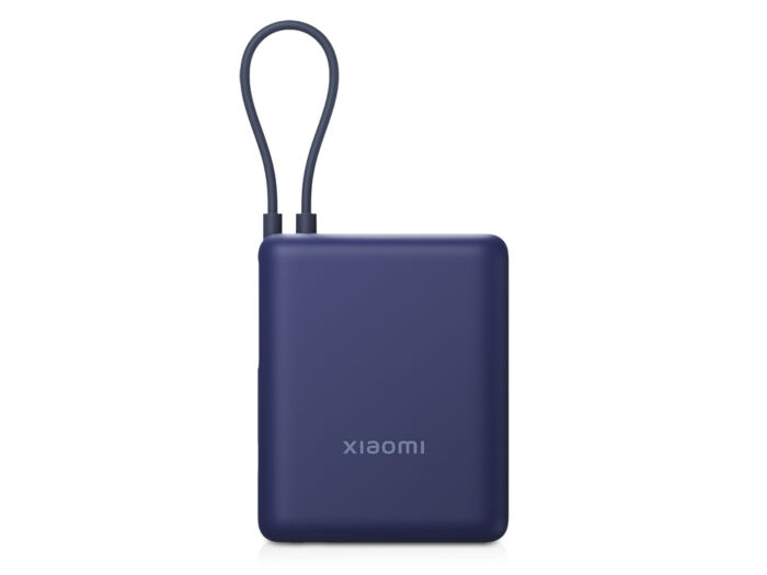 Внешний аккумулятор со встроенным кабелем Xiaomi 33W Power Bank (Integrated Cable), 10000 мАч, синий