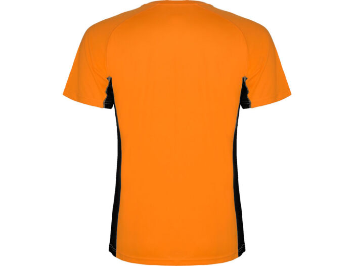 Спортивная футболка Shanghai детская, неоновый оранжевый/черный