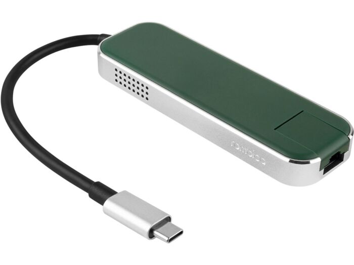 Хаб USB Rombica Type-C Chronos Green