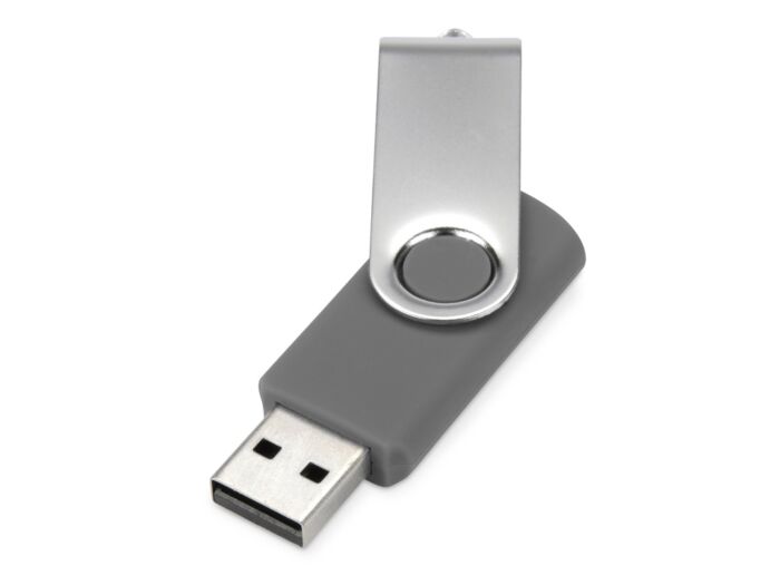 Флеш-карта USB 2.0 16 Gb Квебек, серый