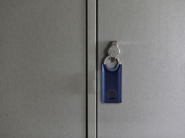 Замок с сенсором Noma Lock, темно-синий